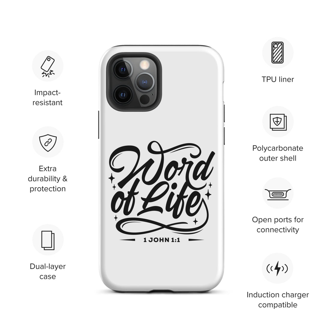 Christian Phone Case Word of Life White for iPhone® iPhone® Phone Cases   