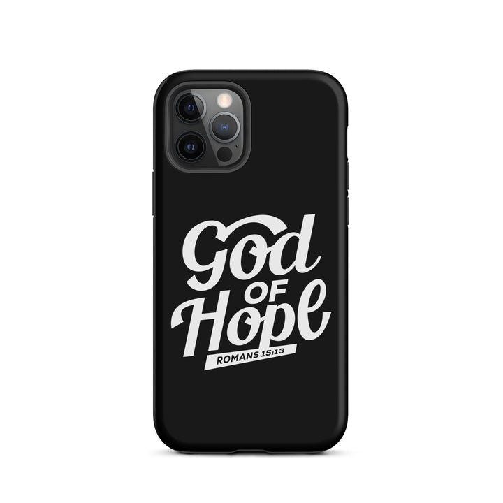 Christian Phone Case God of Hope Black for iPhone® iPhone® Phone Cases Matte iPhone 12 Pro 