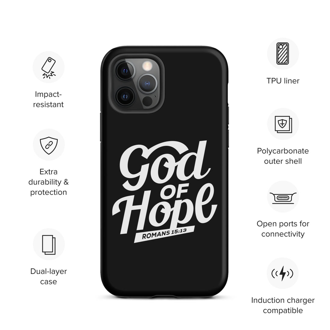 Christian Phone Case God of Hope Black for iPhone® iPhone® Phone Cases   