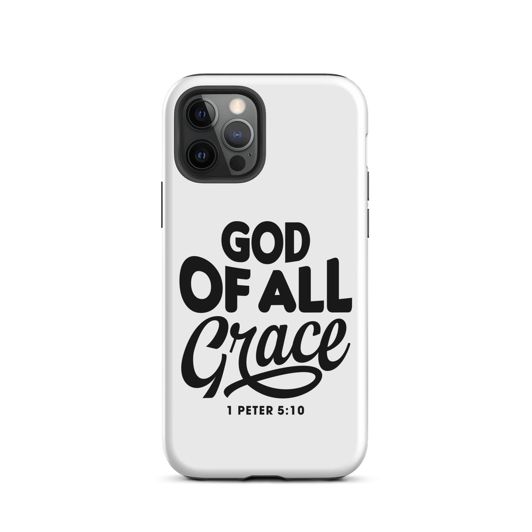 Christian Phone Case God of All Grace White for iPhone® iPhone® Phone Cases Matte iPhone 12 Pro 