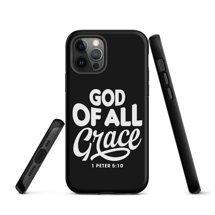 Christian Phone Case God of All Grace Black for iPhone® iPhone® Phone Cases   