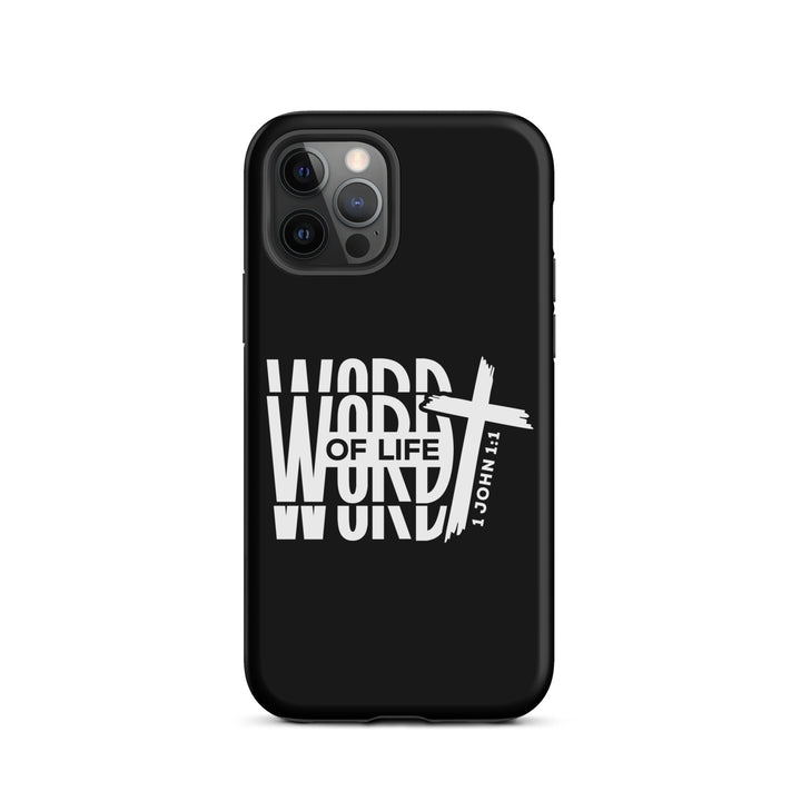 Christian Phone Case Word of Life Black for iPhone® iPhone® Phone Cases Matte iPhone 12 Pro 