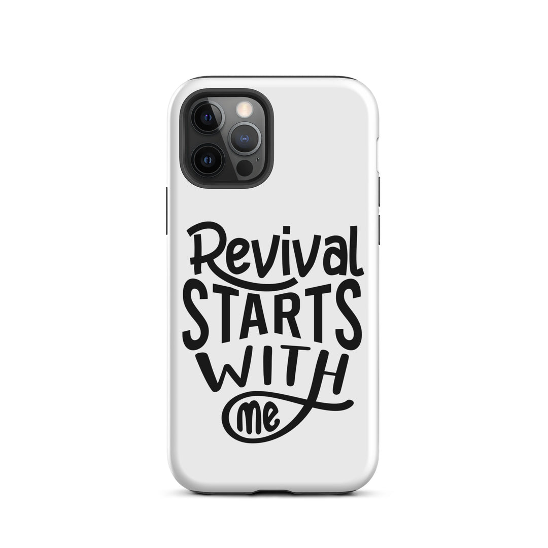 Christian Phone Case Revival Starts With Me White for iPhone® iPhone® Phone Cases Matte iPhone 12 Pro 