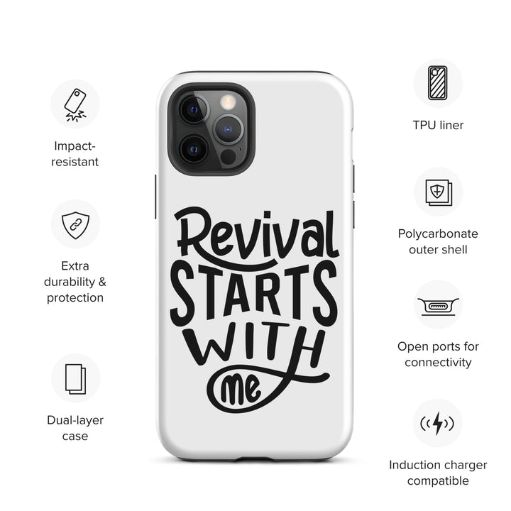 Christian Phone Case Revival Starts With Me White for iPhone® iPhone® Phone Cases   