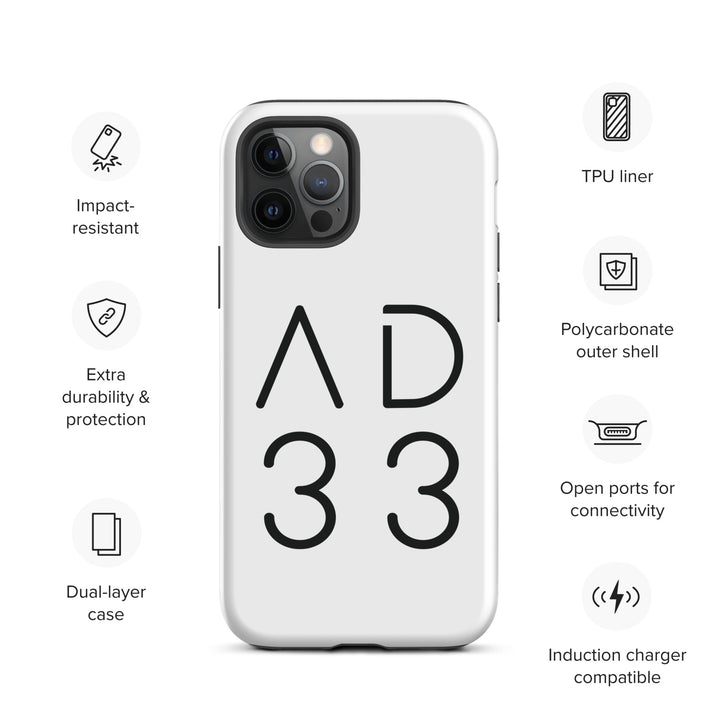 Christian Phone Case AD 33 White for iPhone® iPhone® Phone Cases   