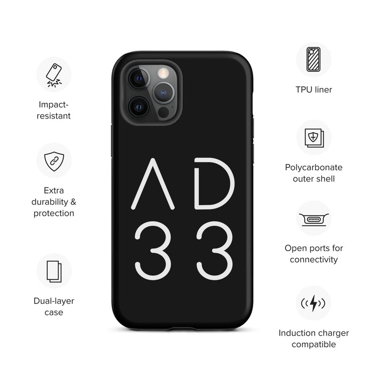 Christian Phone Case AD 33 Black for iPhone® iPhone® Phone Cases   