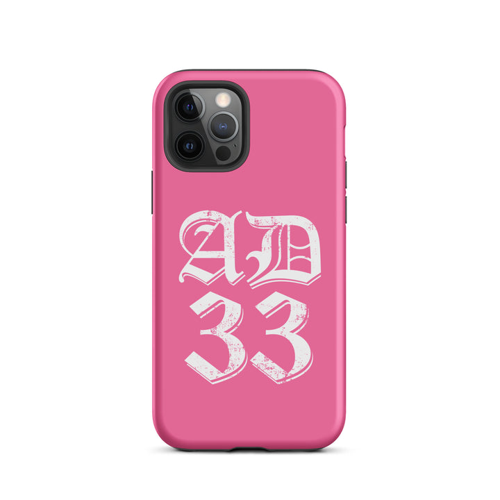 Christian Phone Case AD 33 Old English Pink for iPhone® iPhone® Phone Cases Matte iPhone 12 Pro 