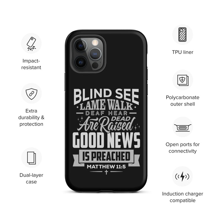 Christian Phone Case Go Tell John Black for iPhone® iPhone® Phone Cases   