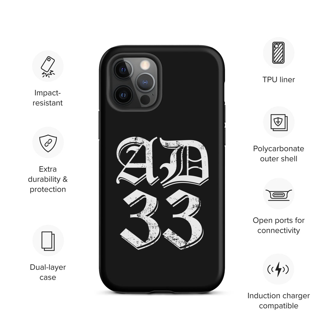 Christian Phone Case AD 33 Old English Black for iPhone® iPhone® Phone Cases   