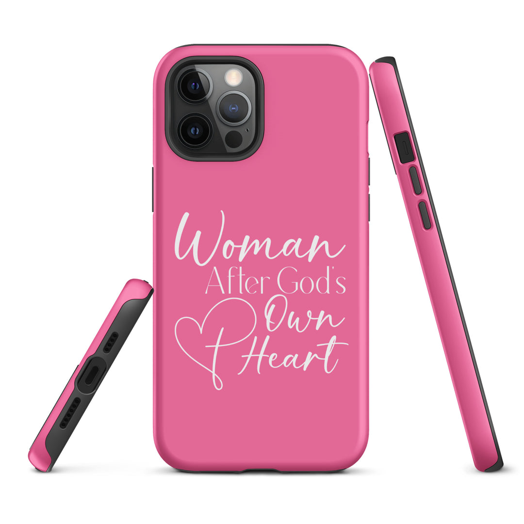 Christian Phone Case Woman After God's Heart Pink for iPhone® iPhone® Phone Cases   