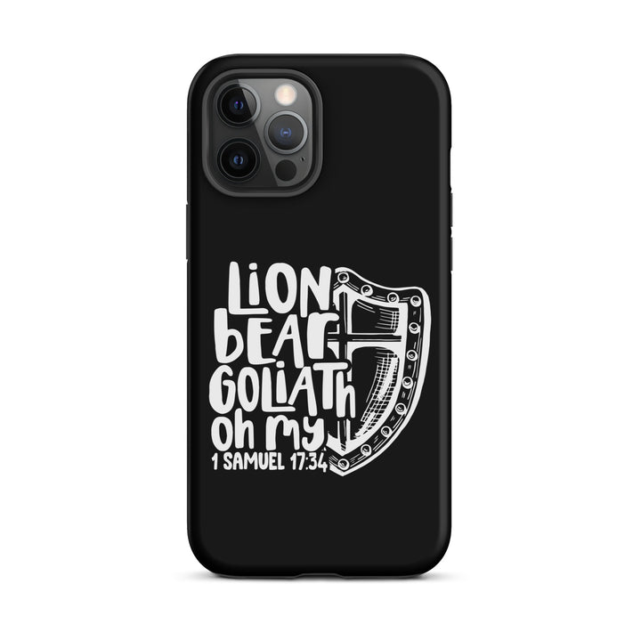 Christian Phone Case Lion Bear Goliath Oh My for iPhone® iPhone® Phone Cases Matte iPhone 12 Pro Max 