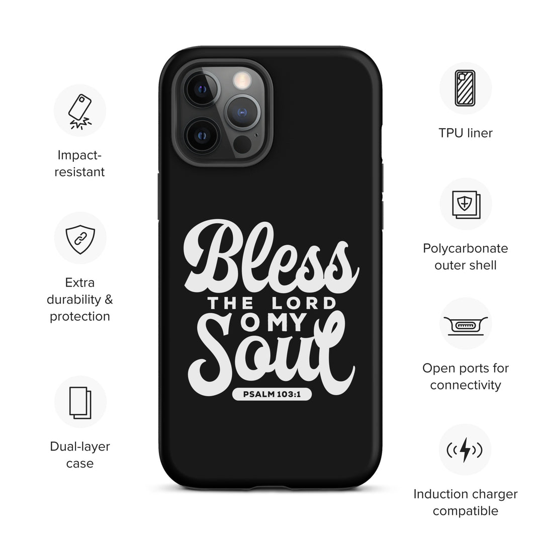 Christian Phone Case Bless The Lord Tough for iPhone® iPhone® Phone Cases   