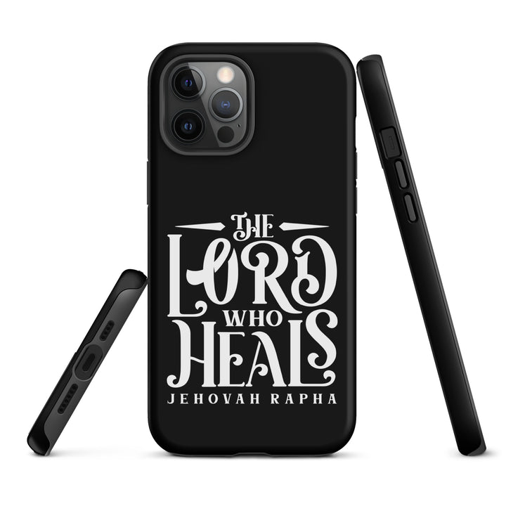 Christian Phone Case The Lord Who Heals Black for iPhone® iPhone® Phone Cases   