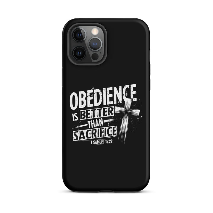 Christian Phone Case Obedience Is Better for iPhone® iPhone® Phone Cases Matte iPhone 12 Pro Max 