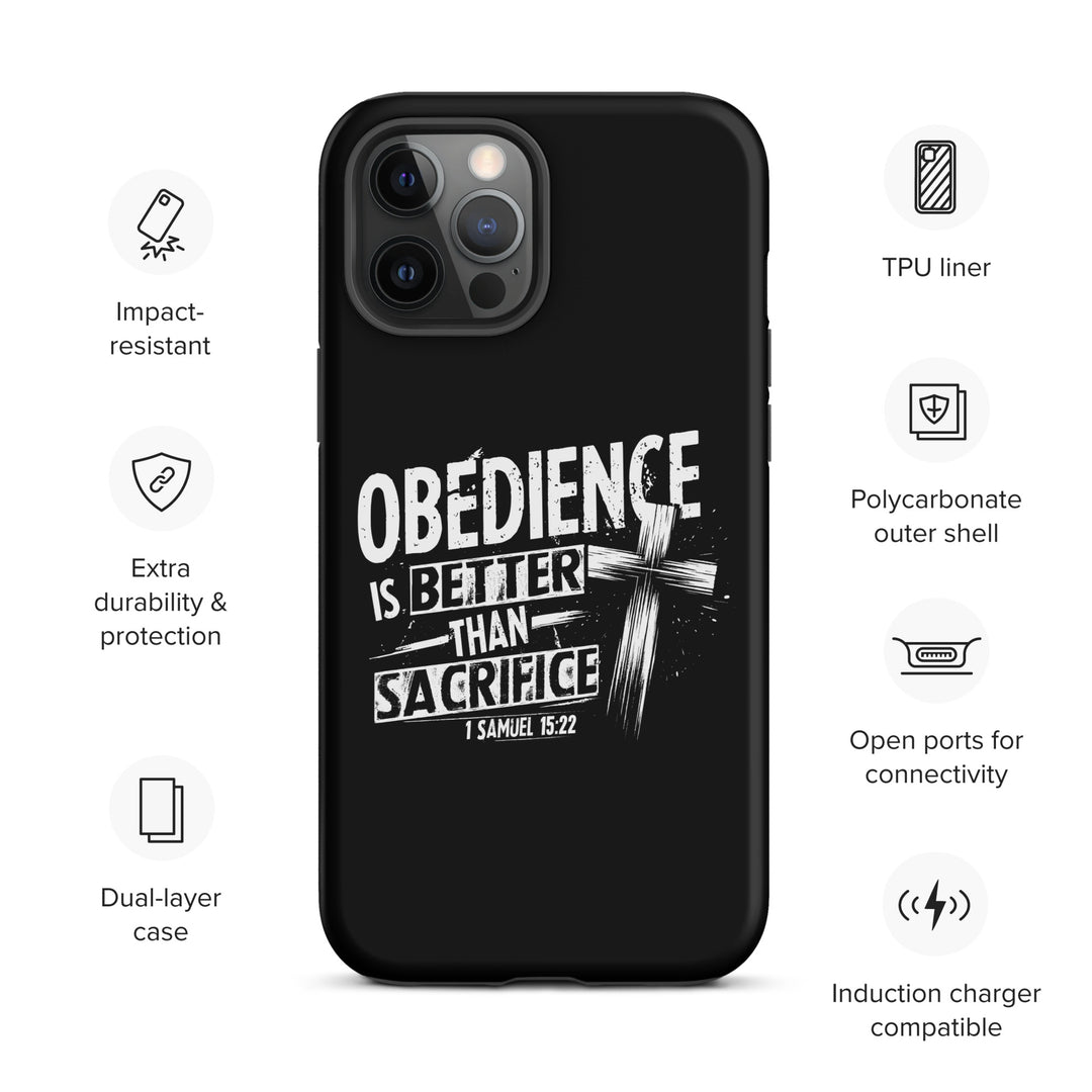 Christian Phone Case Obedience Is Better for iPhone® iPhone® Phone Cases   