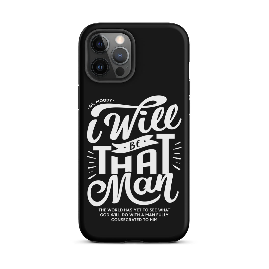 Christian Phone Case I Will Be That Man Black for iPhone® iPhone® Phone Cases Matte iPhone 12 Pro Max 