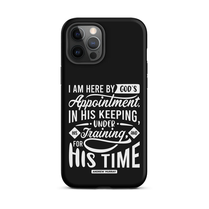 Christian Phone Case His Time Black for iPhone® iPhone® Phone Cases Matte iPhone 12 Pro Max 