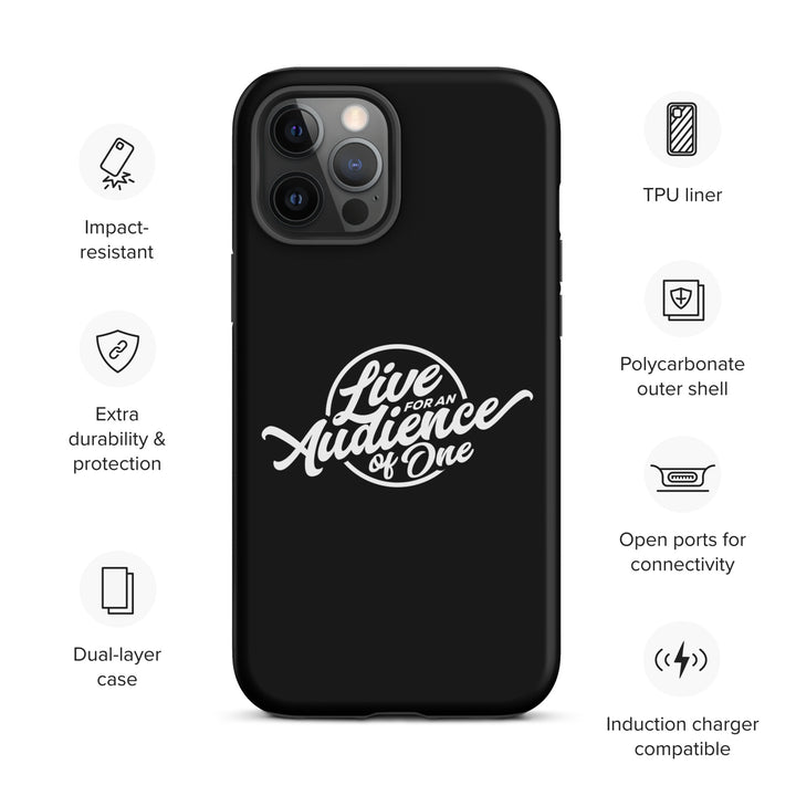 Christian Phone Case Audience of One Black for iPhone® iPhone® Phone Cases   