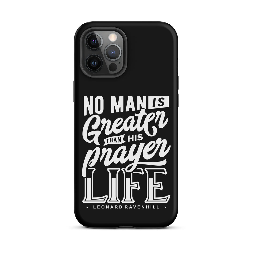 Christian Phone Case Prayer Life Black for iPhone® iPhone® Phone Cases Matte iPhone 12 Pro Max 