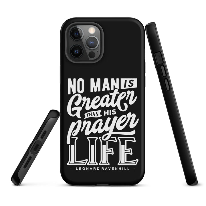 Christian Phone Case Prayer Life Black for iPhone® iPhone® Phone Cases   