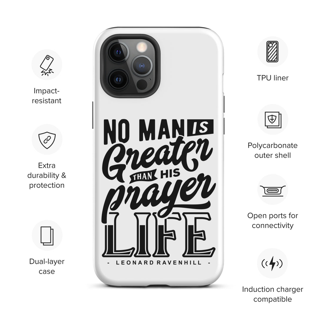 Christian Phone Case Prayer Life White for iPhone® iPhone® Phone Cases   