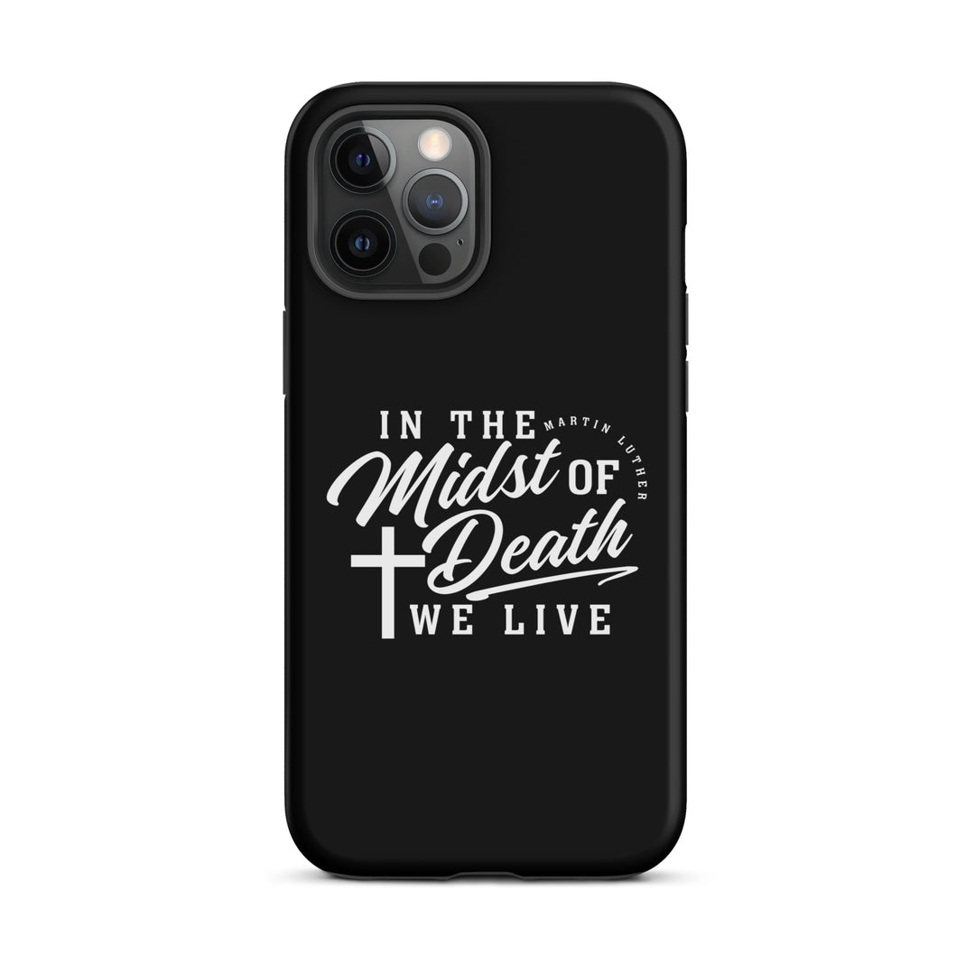 Christian Phone Case Midst of Death Black for iPhone® iPhone® Phone Cases Matte iPhone 12 Pro Max 