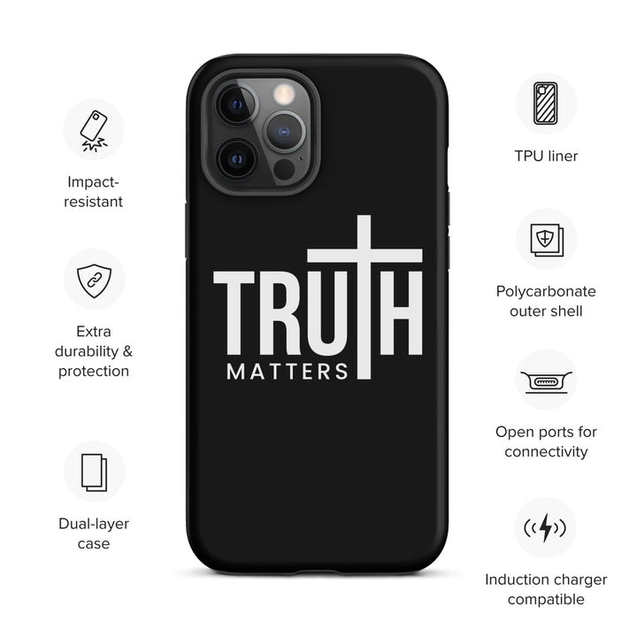 Christian Phone Case Truth Matters Black for iPhone® iPhone® Phone Cases   