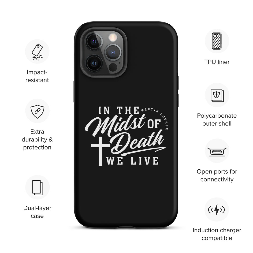 Christian Phone Case Midst of Death Black for iPhone® iPhone® Phone Cases   