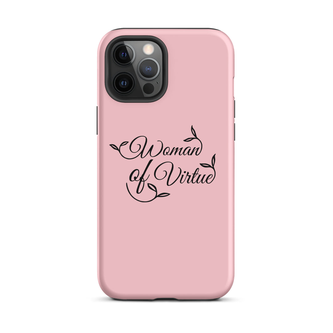 Christian Phone Case Woman of Virtue Pink for iPhone® iPhone® Phone Cases Matte iPhone 12 Pro Max 