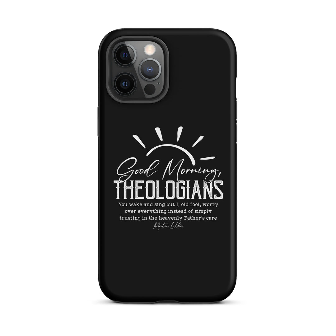 Christian Phone Case Luther's Theologians Black for iPhone® iPhone® Phone Cases Matte iPhone 12 Pro Max 