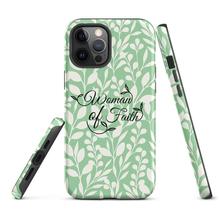 Christian Phone Case Woman of Faith Green for iPhone® iPhone® Phone Cases   