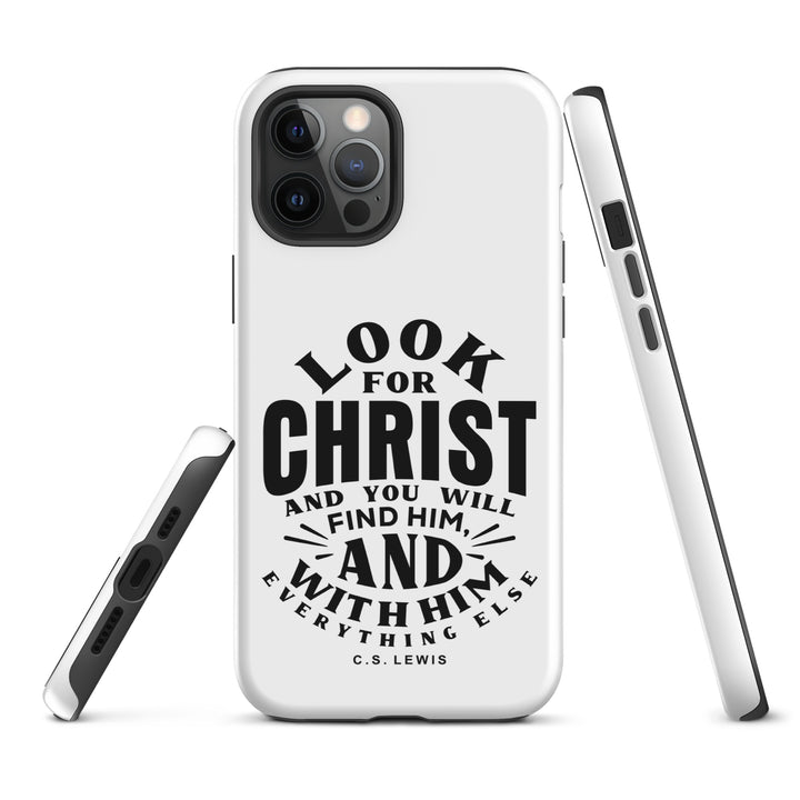 Christian Phone Case Look For Christ White for iPhone® iPhone® Phone Cases   