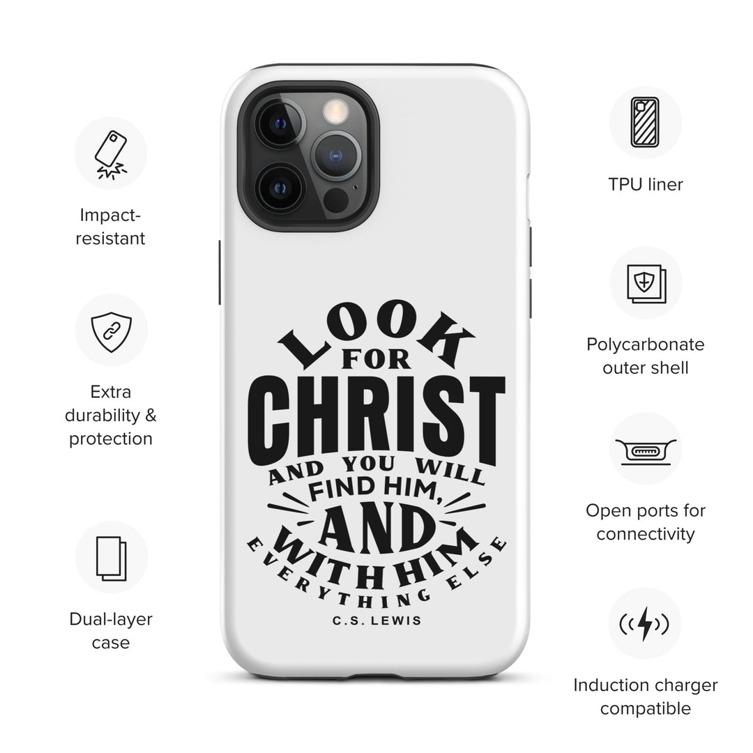 Christian Phone Case Look For Christ White for iPhone® iPhone® Phone Cases   