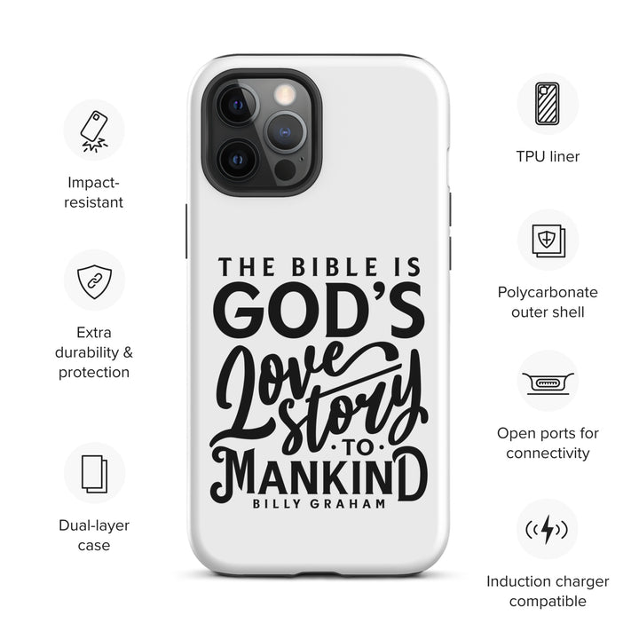 Christian Phone Case God's Love Story White for iPhone® iPhone® Phone Cases   