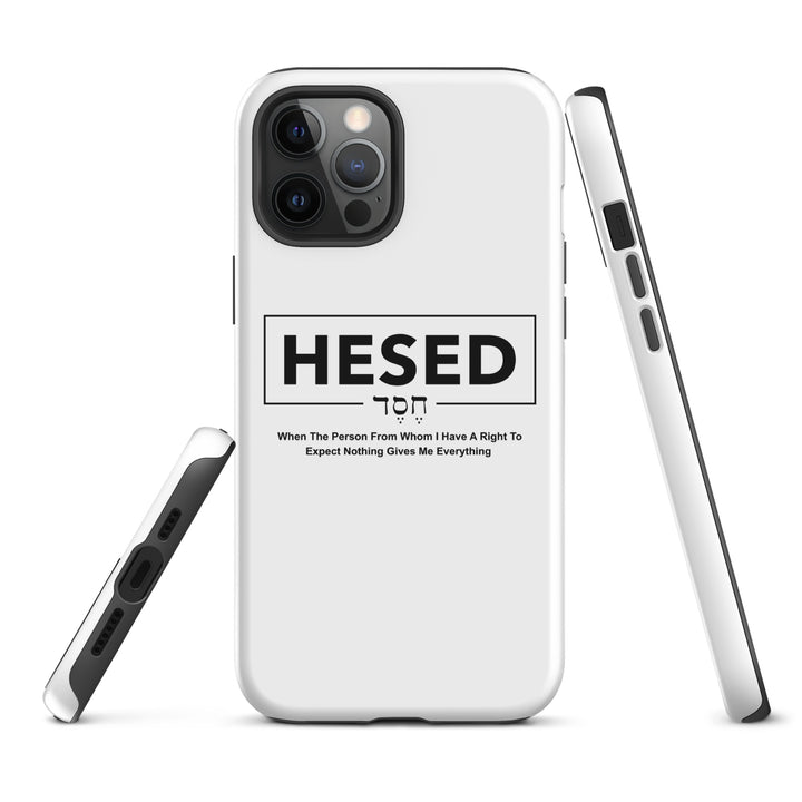 Christian Phone Case Hesed Everything White for iPhone® iPhone® Phone Cases   