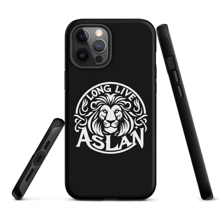 Christian Phone Case Long Live Aslan Black for iPhone® iPhone® Phone Cases   