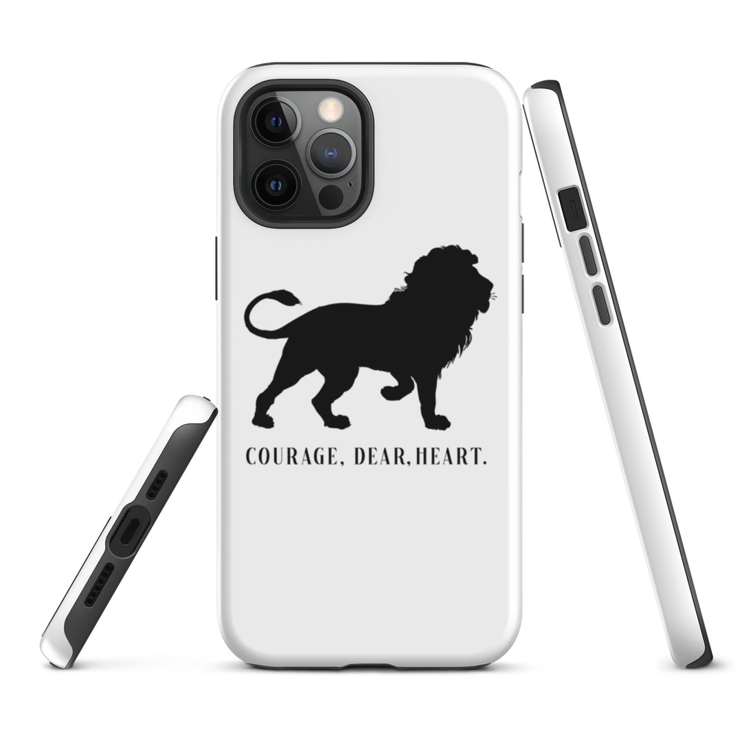 Christian Phone Case Courage Dear Heart White for iPhone® iPhone® Phone Cases   