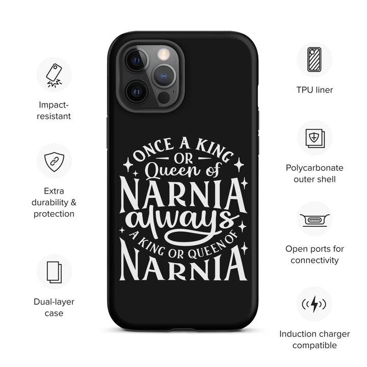 Christian Phone Case King or Queen Narnia Black for iPhone® iPhone® Phone Cases   