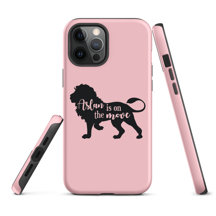 Christian Phone Case Aslan Is On Move Pink for iPhone® iPhone® Phone Cases   