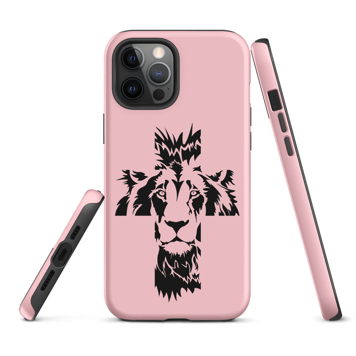 Christian Phone Case Aslan Cross Pink for iPhone® iPhone® Phone Cases   