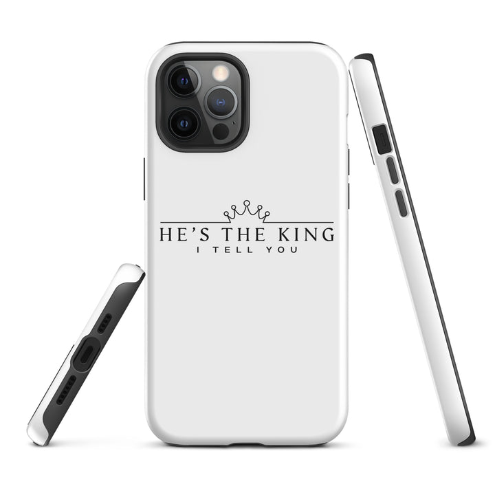 Christian Phone Case He's The King White for iPhone® iPhone® Phone Cases   