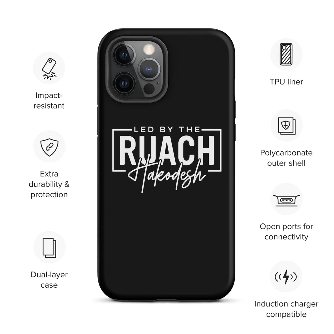 Christian Phone Case Led By Ruach Hakodesh Black for iPhone® iPhone® Phone Cases   