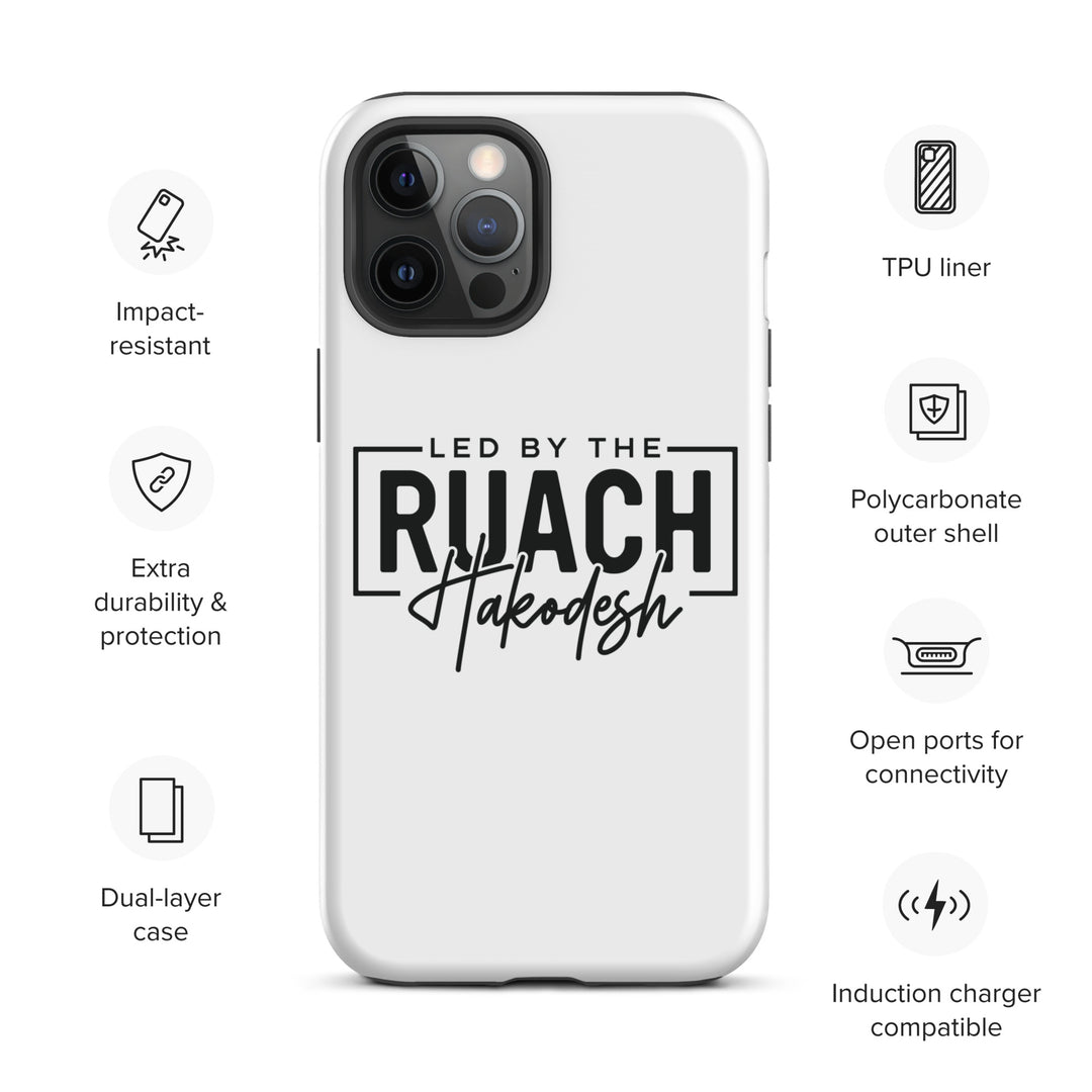 Christian Phone Case Led By Ruach Hakodesh White for iPhone® iPhone® Phone Cases   