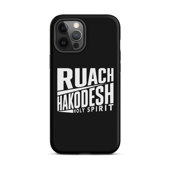 Christian Phone Case Ruach Hakodesh Holy Spirit Black for iPhone® iPhone® Phone Cases Matte iPhone 12 Pro Max 