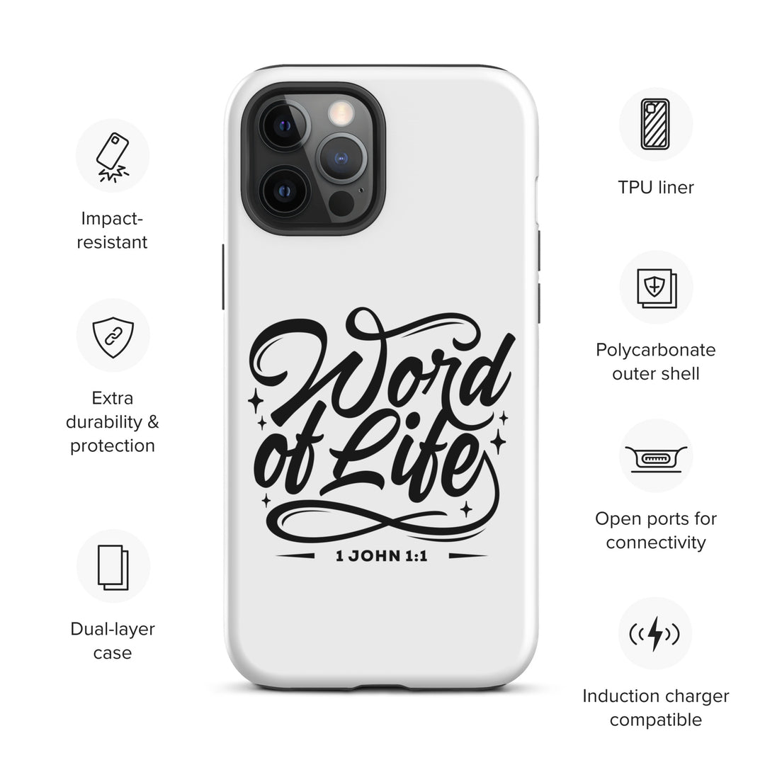 Christian Phone Case Word of Life White for iPhone® iPhone® Phone Cases   