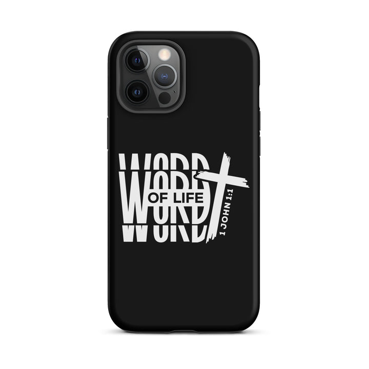 Christian Phone Case Word of Life Black for iPhone® iPhone® Phone Cases Matte iPhone 12 Pro Max 