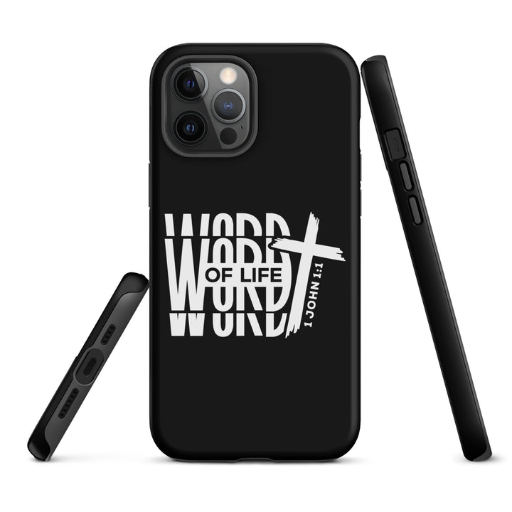 Christian Phone Case Word of Life Black for iPhone® iPhone® Phone Cases   