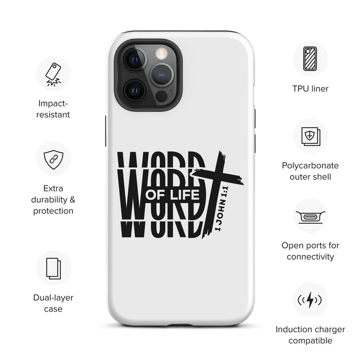 Christian Phone Case Word of Life White for iPhone® iPhone® Phone Cases   