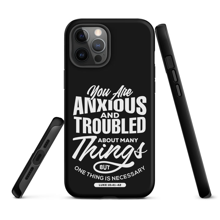 Christian Phone Case Anxious And Troubled Black for iPhone® iPhone® Phone Cases   