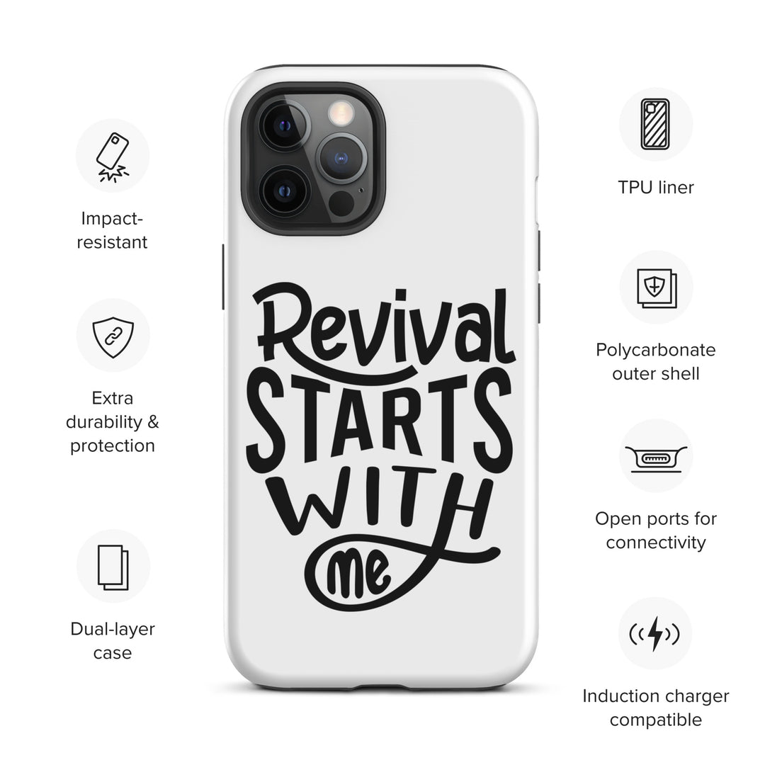 Christian Phone Case Revival Starts With Me White for iPhone® iPhone® Phone Cases   